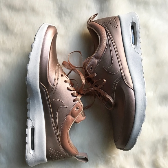 Nike Air Max Thea Metallic Bronze Sneakers - Picture 7 of 8